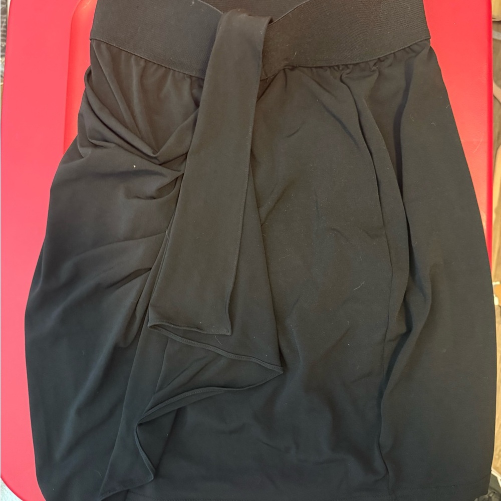 Forever 21 Black Textured Skirt